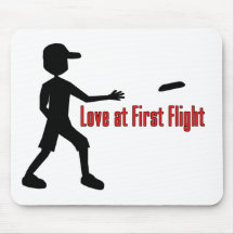 Ultimate Frisbee Love at First Flight Mousepad