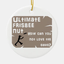 Ultimate Frisbee Nut Ornaments