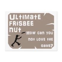 Ultimate Frisbee Nut Postcard