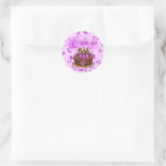 Ultra Cute 6 Year Old Birthday Cake Stickers
