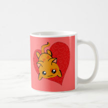 Ultra Cute Kawaii Valentine Kitty Mugs
