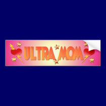Ultra Mom Bumper Sticker bumper stickers