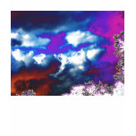Ultra Violet Storm Sky&Trippy Trees t-shirts