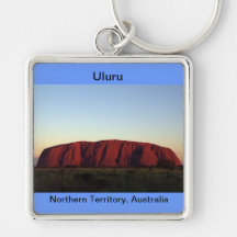 Uluru at Sunset Keychain