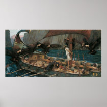 Ulysses and the Sirens by John William Waterhouse Posters