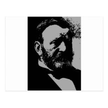 Ulysses S. Grant silhouette Post Card