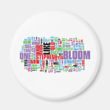 Ulysses Word Cloud Refrigerator Magnet