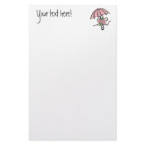 Umberlla with Roses 09 Stationery Paper