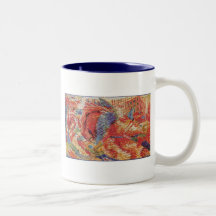 Umberto Boccioni - The city rises Coffee Mug