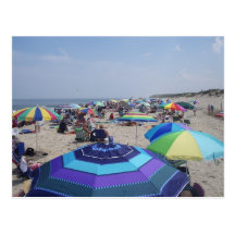 Umbrella Beach Postcard