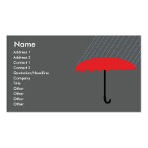 Umbrella - Business Business Card Templates