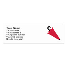 Umbrella Business Card Template