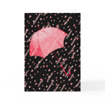 UMBRELLA SHOWERS OF LOVE by SHARON SHARPE Greeting Card