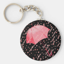 UMBRELLA SHOWERS OF LOVE by SHARON SHARPE Keychains