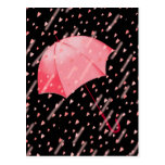 UMBRELLA SHOWERS OF LOVE by SHARON SHARPE Post Cards
