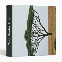 Umbrella Thorn Acacia Tree 3 Ring Binder