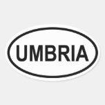 UMBRIA OVAL STICKER