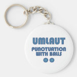 Umlaut Balls (Blue) Keychains