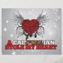 Un Californien a volé mon coeur Tract Customisé