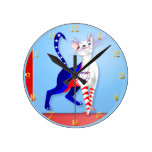 Un chat américain Wallclock