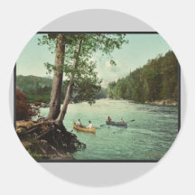 Un classique Photochrom de courant de montagne d'A Autocollants