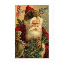 Un cru Père Noël de Joyeux Noël Cartes Postales
