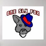 Un de Fox cool astucieux ainsi Affiche
