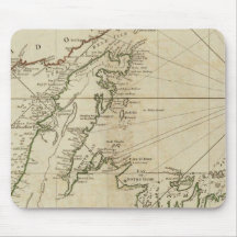 Un diagramme général de l'île de Terre-Neuve Tapis De Souris
