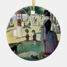 Un dimanche après-midi sur la La grand Jatte par S Ornements