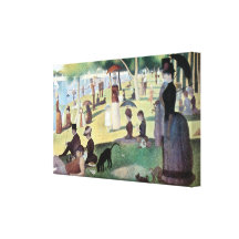 Un dimanche après-midi sur la La grand Jatte par S Toile Tendue
