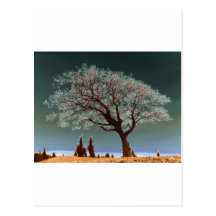 Un endroit spirituel - arbre spirituel cartes postales