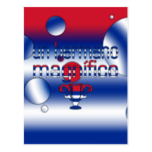 Un Hermano Magnífico Cuba Flag Colours Pop Art Post Card