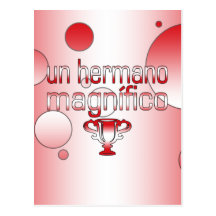 Un Hermano Magnífico Peru Flag Colours Pop Art Post Card