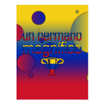 Un Hermano Magnífico Venezuela Flag Colours Pop Ar Post Cards