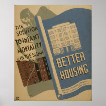 Un meilleur logement : La solution à la mortalité  Posters