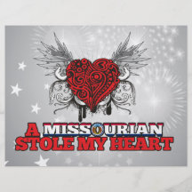 Un Missourian a volé mon coeur Tract Personnalisé