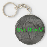 Un monde Keychain Porte-clés