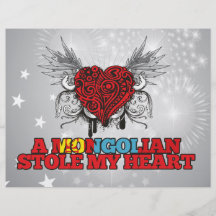 Un Mongolian a volé mon coeur Prospectus Personnalisés