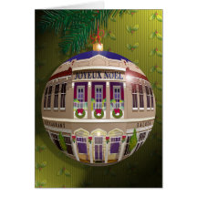 Un Ornement Joyeux Noël-Vert Greeting Card