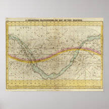 Un Planisphere céleste Affiches