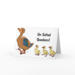Un-Salted Quackers!  Congratulation On New Baby Card