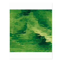 Un souffle de brume fumeuse verte carte postale
