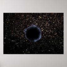 Un trou noir dans un groupe globulaire posters