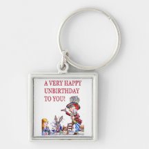 Un Unbirthday très heureux à vous Porte-clefs