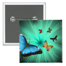 Un voyage de Butterflys Badges Avec Agrafe