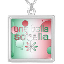 Una Bella Sorella Italy Flag Colours Pop Art