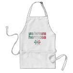 Una Hermana Hermosa Mexico Flag Colours Apron