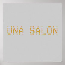 UNA SALON PRINT