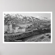 Unalaska, Alaska Church 1914 Posters