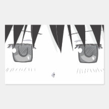 Unamused Eyes Sticker